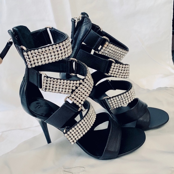 Giuseppe Zanotti Women New Giuseppe Zanotti Swarovski Crystal Sandal